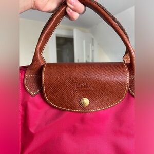 Red longchamp purse :) used little worn.